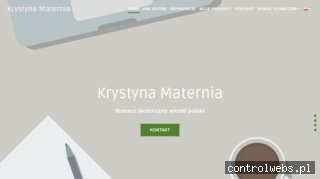 Krystyna Maternia - tłumacz techniczny języka włoskiego