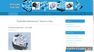 Przekładnie planetarne - tematyczny blog