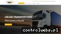 Screenshot strony www.transport-mancewicz.pl