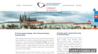 BOCZKOWSKA GRAŻYNA tłumacz z czeskiego warszawa