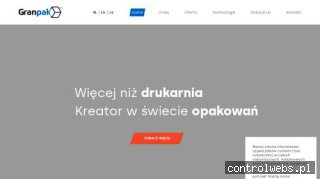 Drukarnia opakowań kartonowych Granpak