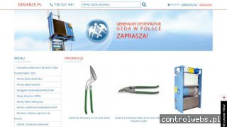 Hurtownia Dekarze.pl - nożyce do blachy, wciągarki linowe