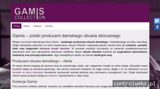 GAMIS czółenka damskie skórzane