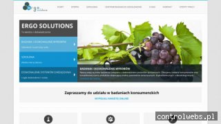 Ergo Solutions - badania konsumenckie i analiza sensoryczna