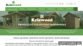 Producent altan, domków i mebli ogrodowych - Kriswood