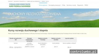 Doskonalenie i rozwój duchowy Fundacja Homo Homini Frater