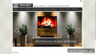 Tralbet -  płyty betonowe dekoracyjne