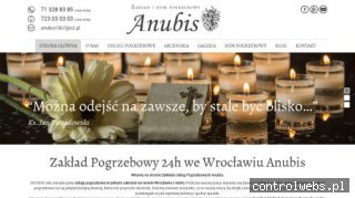 ANUBIS przygotowania do pochówku wrocław