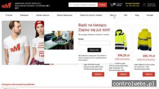 P & M najtańsza odzież bhp producent
