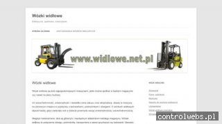 Wózek widłowy