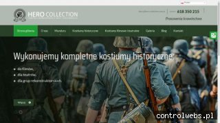 HERO COLLECTION kostiumy teatralne