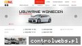 Screenshot strony www.wgniecenia.pl