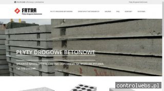 Fatra - Płyty drogowe betonowe