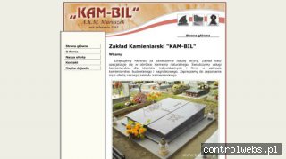 Zakład Kamieniarski KAM-BIL - nagrobki, blaty, kominki