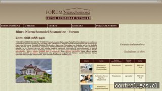 Domy i mieszkania - Sosnowieckie Biuro Nieruchomości FORUM