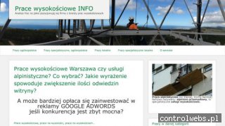 Prace wysokościowe INFO