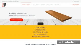 Bielpar - Parapety | Aglomarmur | Aluminium | PCV | MDF