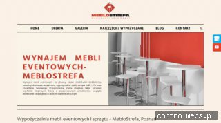 MEBLOSTREFA wypożyczalnia stołów szklanych