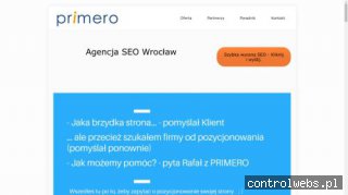 Primero optymalizacja stron