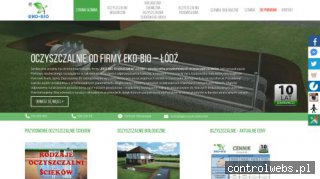 EKO-BIO biologiczne oczyszczalnie ścieków