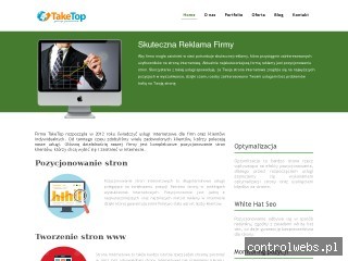 TakeTop - projektowanie stron, reklama