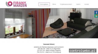 FIRANY MARZEŃ firany żakardowe Szczecin