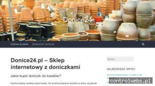 Skrzynki balkonowe