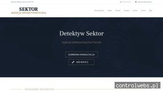 Prywatny detektyw Poznań - Sektor.
