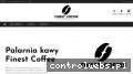 Screenshot strony finestcoffee.pl