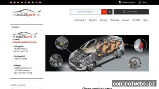 Używane części samochodowe Auto24Parts.com