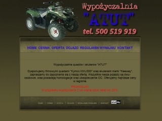 Wypożyczalnia quadów i skuterów - Suchedniów