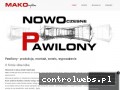 Screenshot strony pawilony.net.pl