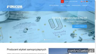Etykieta samoprzylepna - unicum.com.pl