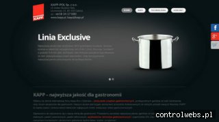 KAPP-POL akcesoria kuchenne ze stali nierdzewnej