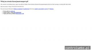 Licencja transportowa