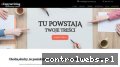 Screenshot strony www.ecopywriting.pl