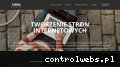 Screenshot strony www.letras.pl