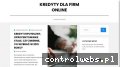 Screenshot strony kredytdlafirmonline.pl