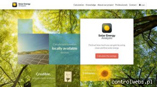 Solar Energy Analysis - panele słoneczne