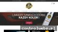 Screenshot strony lakiery24.com