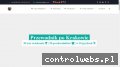 Screenshot strony krakowzwiedzanie.pl