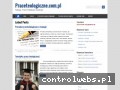 Screenshot strony praceteologiczne.com.pl