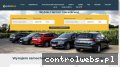 Screenshot strony comfortrent.com.pl