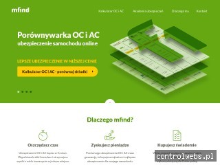 Kalkulator ubezpieczenia OC - mfind.pl