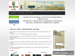 Arte Rolety Kraków Michałowice Modlniczka Zabierzów