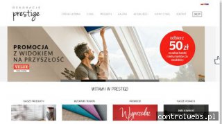 PRESTIGE rolety okienne wewnętrzne Białystok