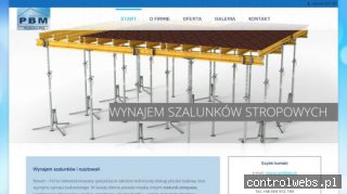 wynajem rusztowań i szalunków