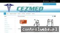 Screenshot strony cezmed.com.pl