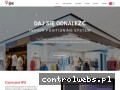 Screenshot strony www.indoorpositioningsystem.pl