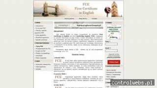 First Certificate in English